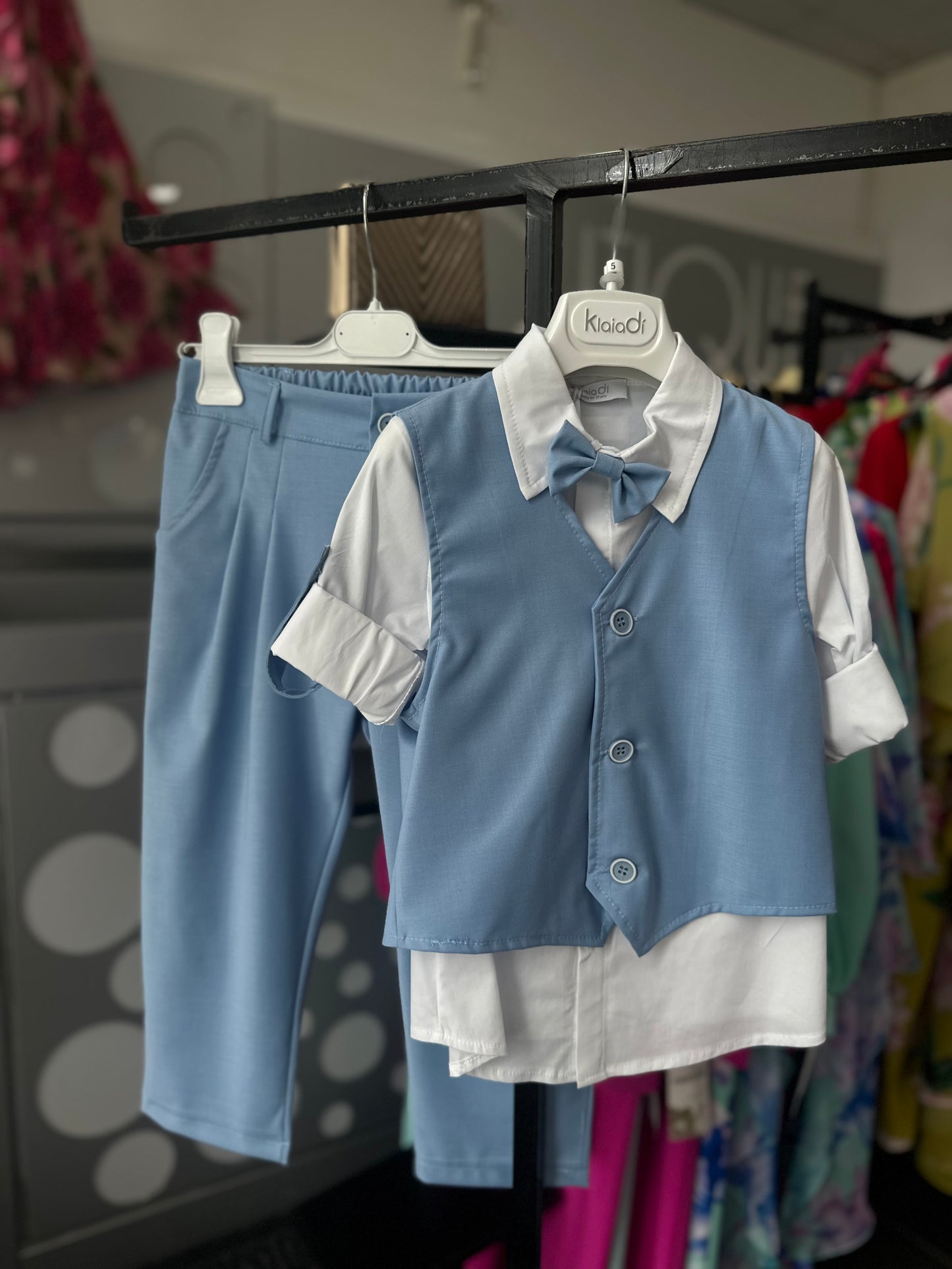 Abito bimbo con gilet