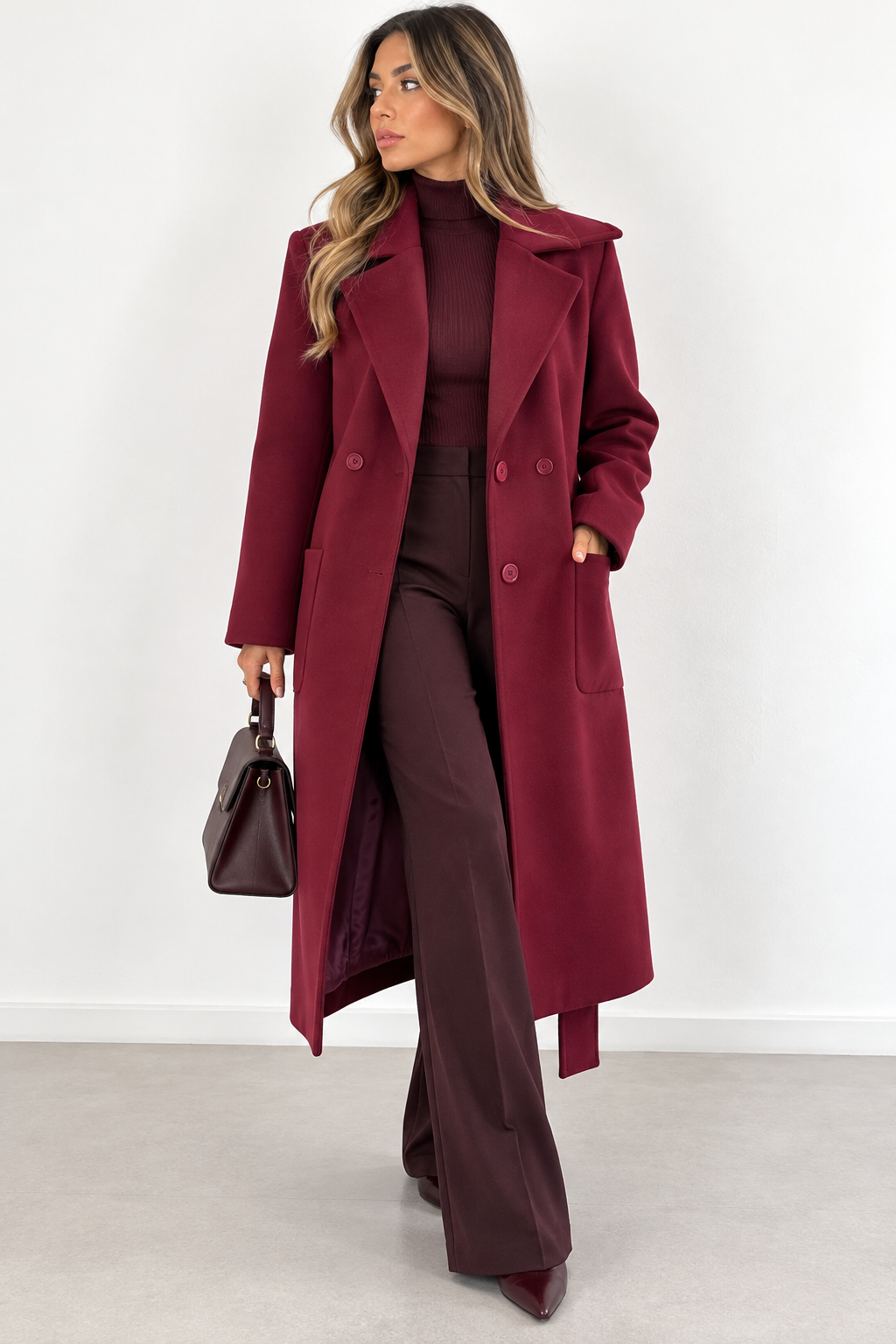 Cappotto bordeaux
