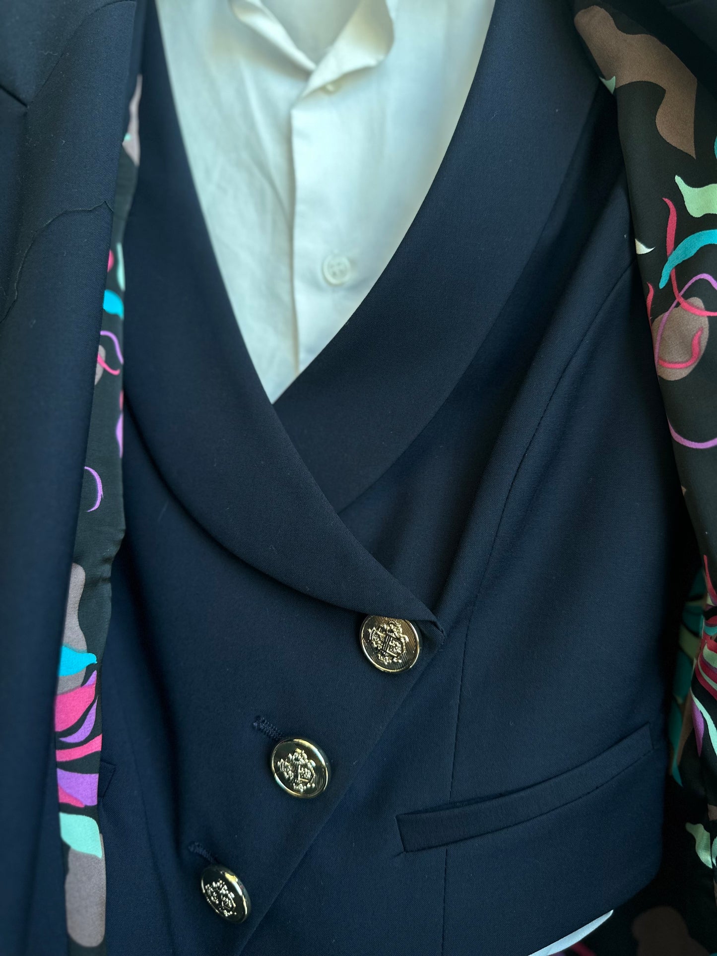 Tailleur Soho tre Pezzi Classic blu navy