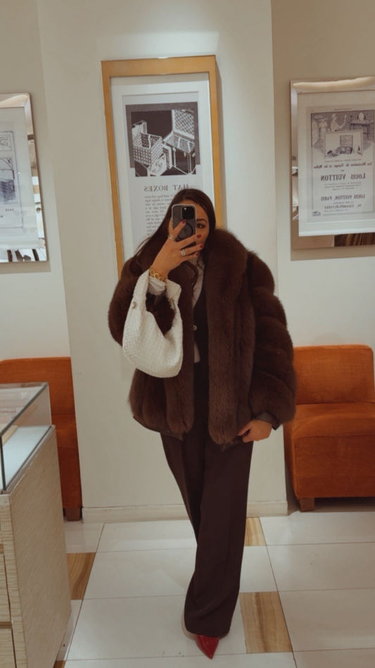 Pelliccia di vera volpe