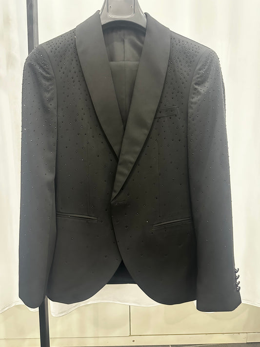 Abito uomo con strass