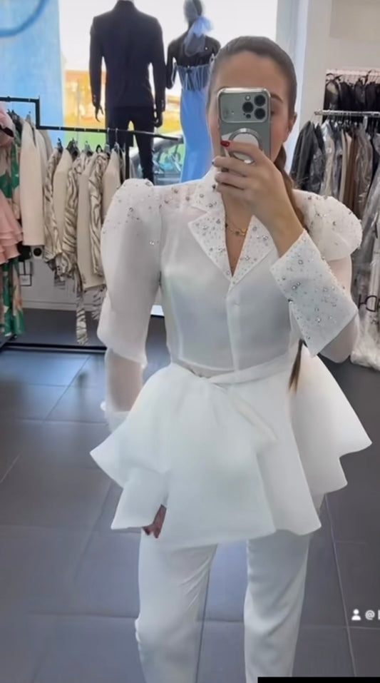 Tailleur organza