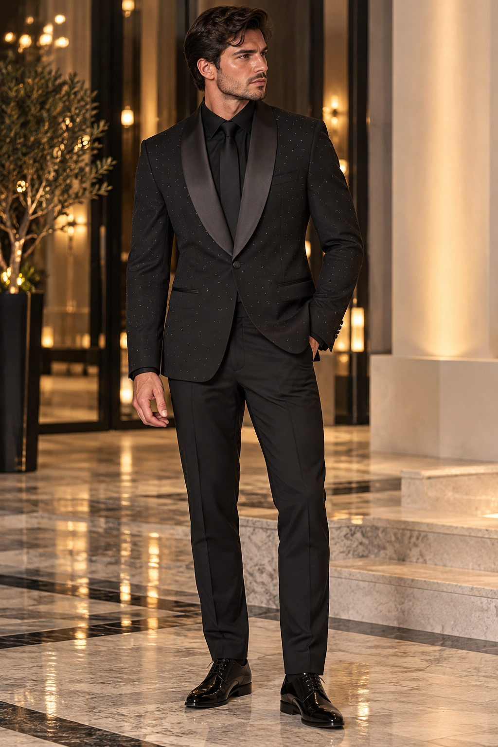 Vestito elegante uomo