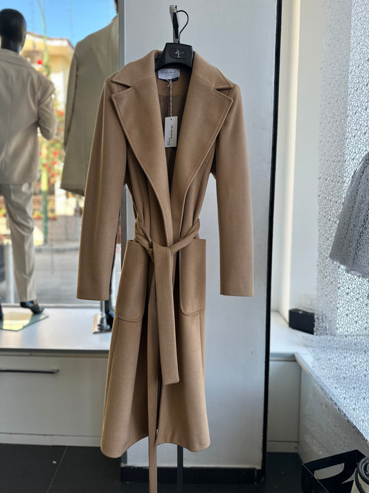 Cappotto cammello donna