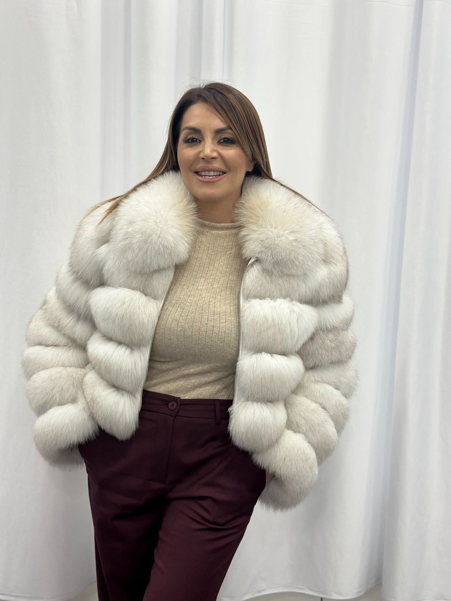 Pelliccia di vera volpe