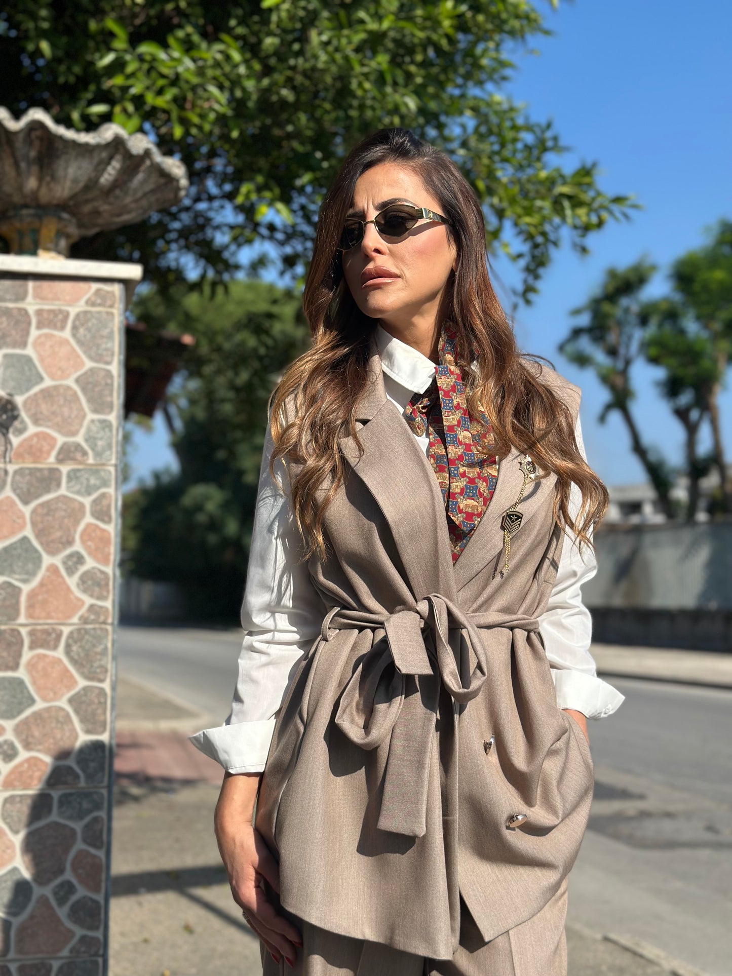 Smanicato marroncino