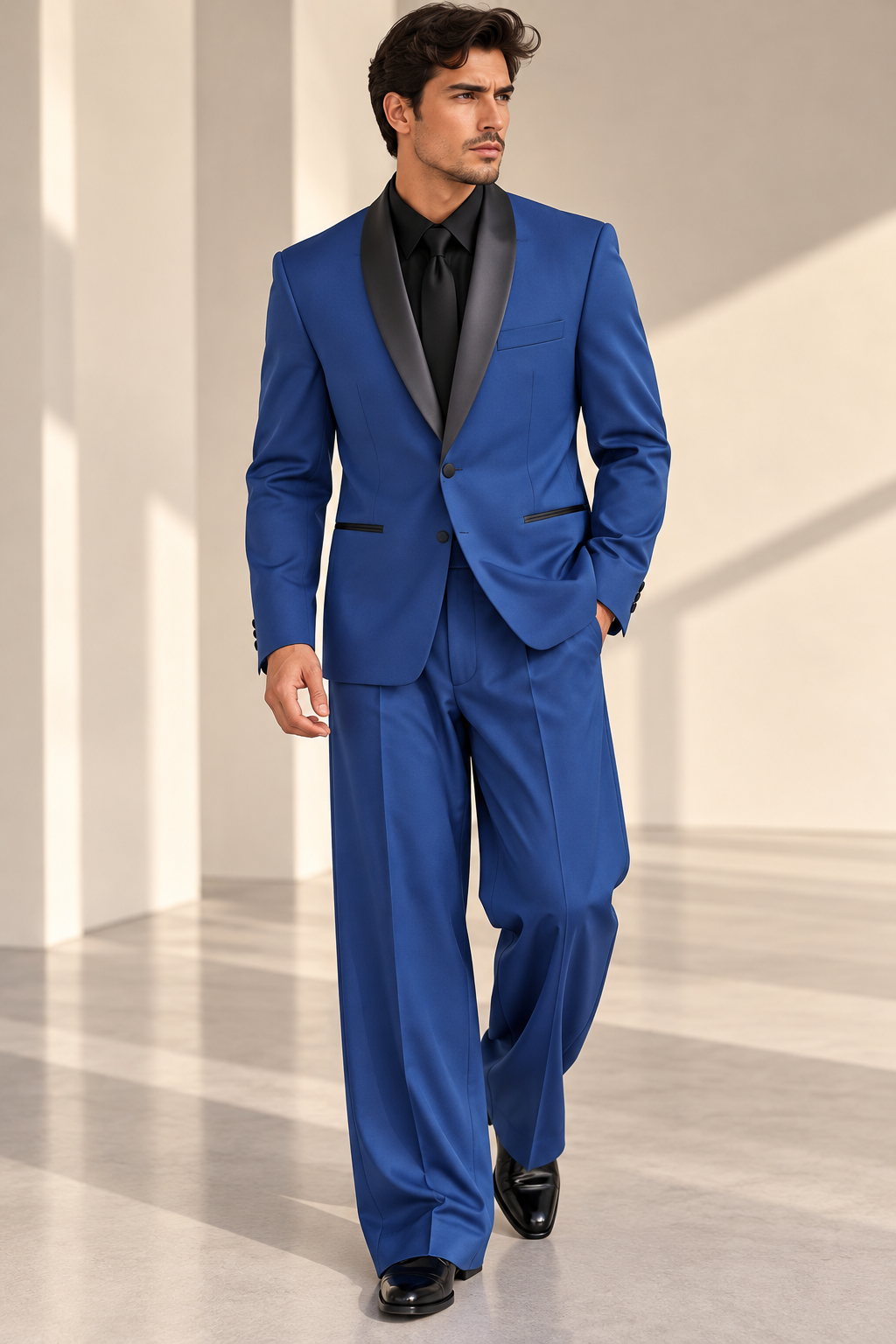 Monopetto con pantalone largo