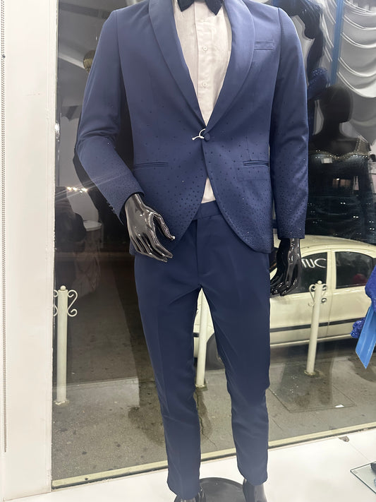 Abito uomo con strass