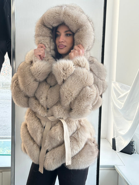 Pelliccia in vera volpe