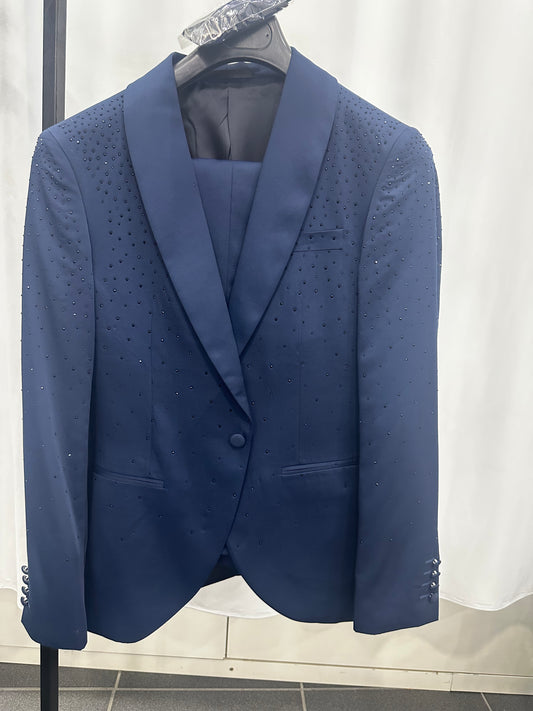 Abito uomo con strass